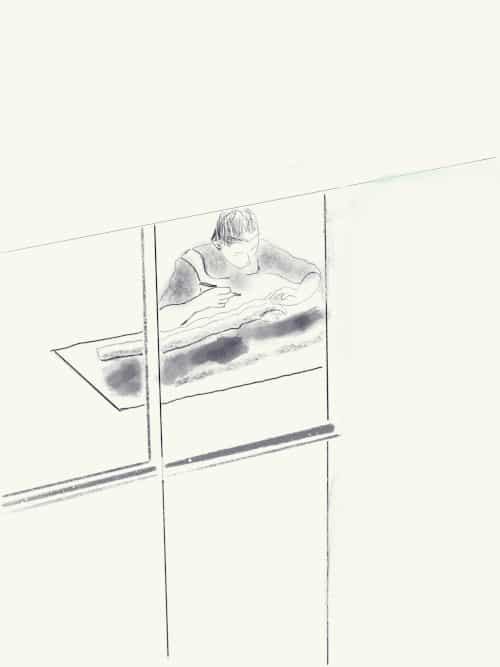 random hand sketch