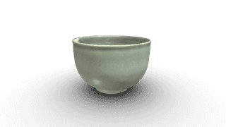 Green coffee bowl